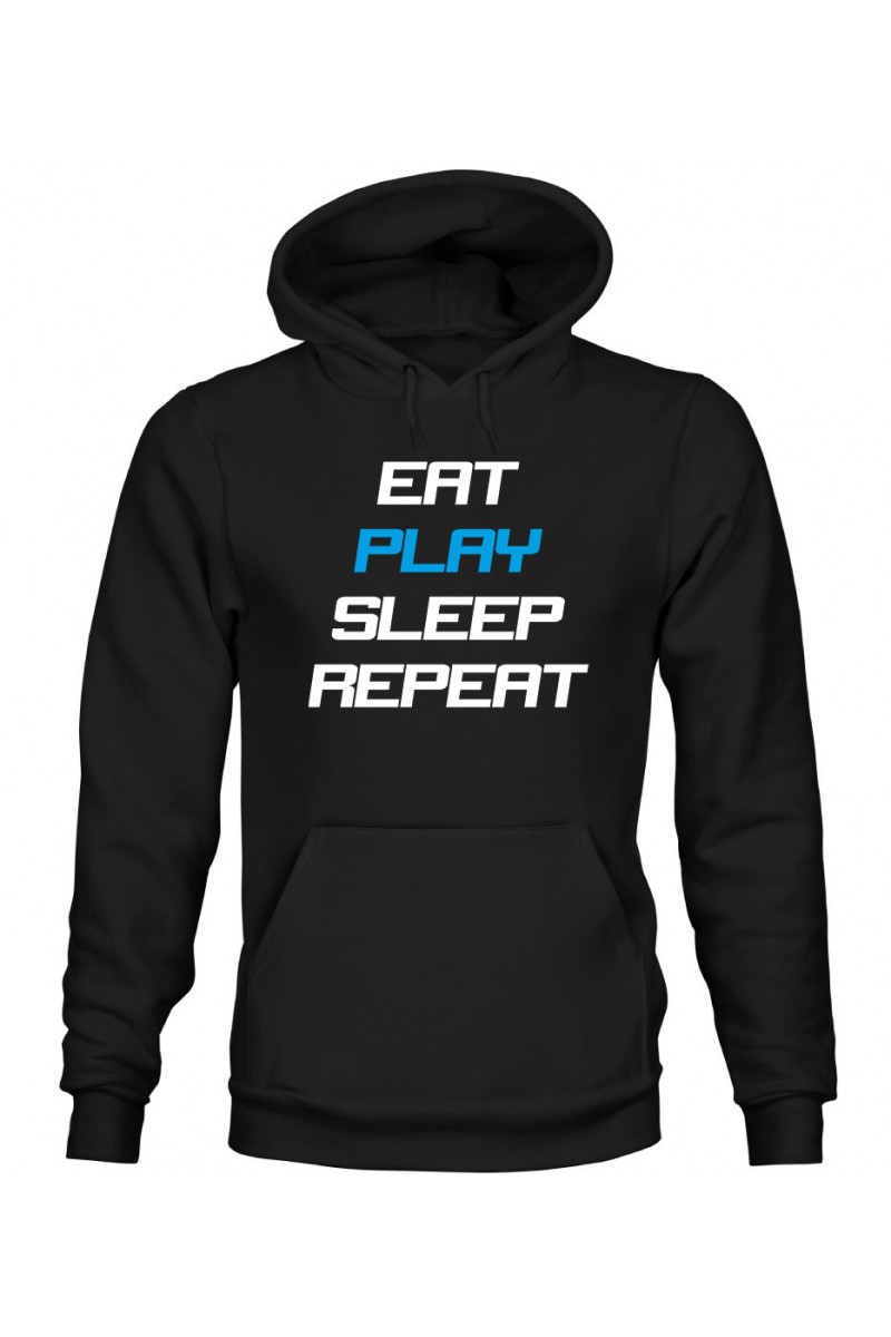 Bluza Męska z Kapturem Eat Play Sleep Repeat