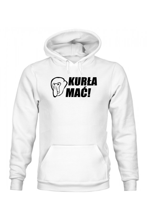 Bluza Męska z Kapturem Kurła Mać!