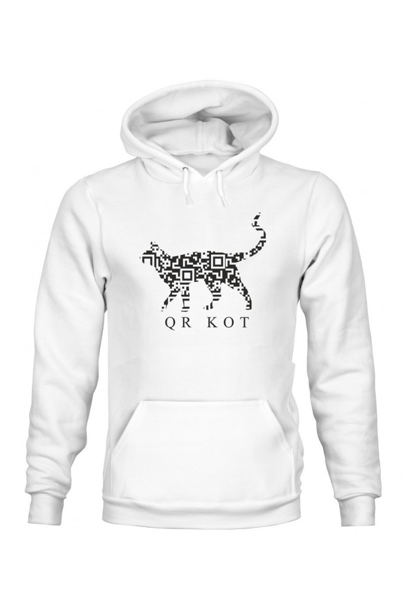 Bluza Męska z Kapturem QR KOT