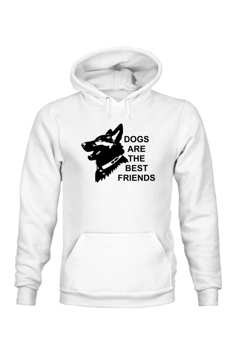 Bluza Męska z Kapturem Dogs Are The Best Friends