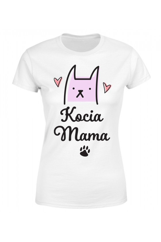Koszulka Damska Kocia Mama