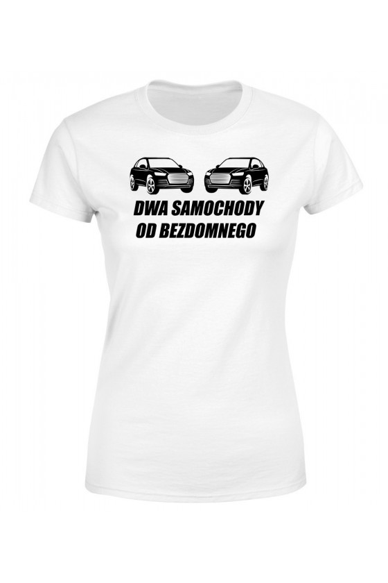 Koszulka Damska Dwa Samochody Od Bezdomnego