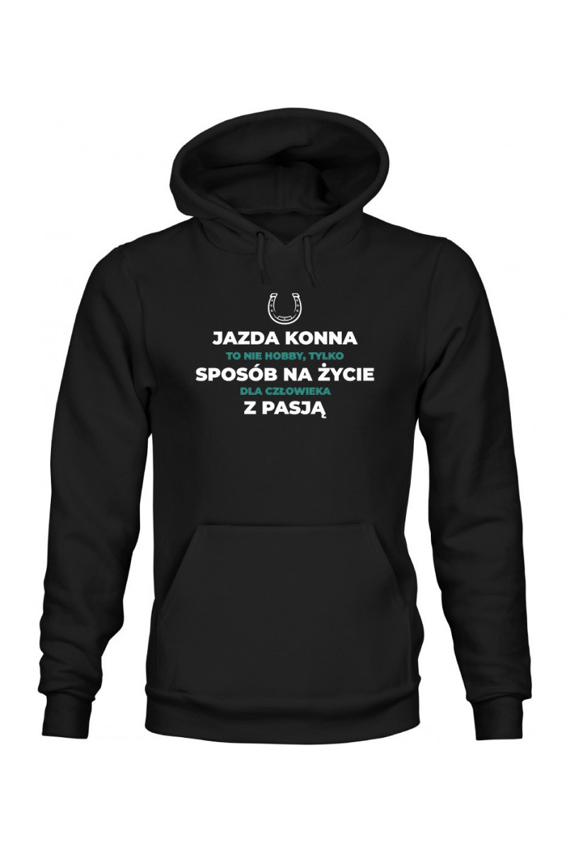 Bluza Męska z Kapturem Jazda Konna To Nie Hobby