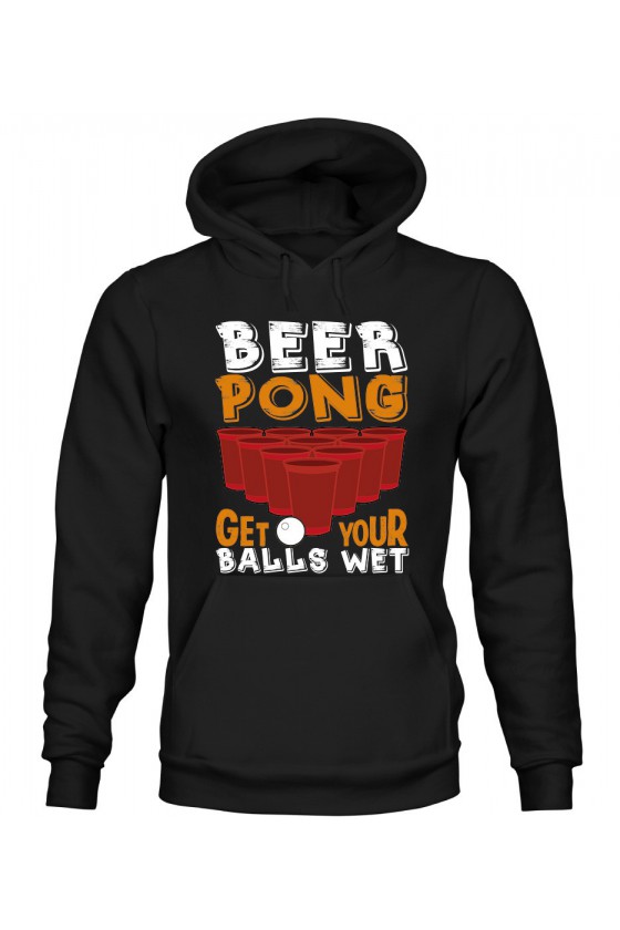 Bluza Męska z Kapturem Beer Pong