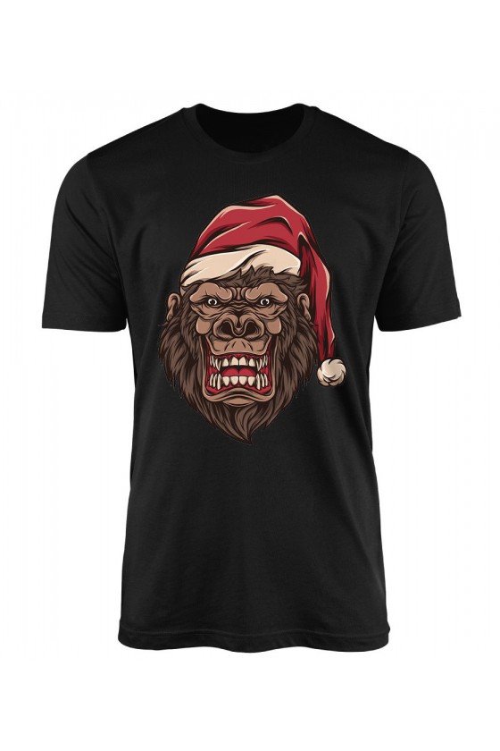 Koszulka Męska Świąteczny Goryl