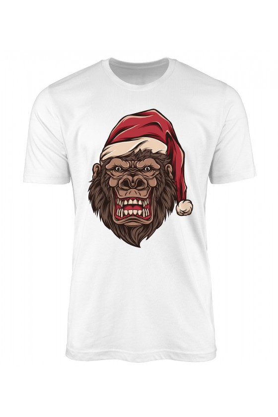 Koszulka Męska Świąteczny Goryl