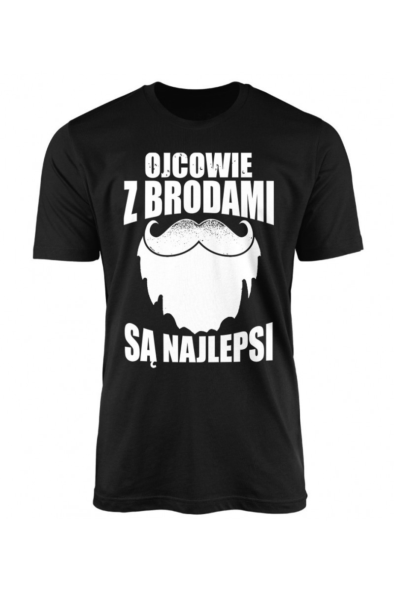 Koszulka Męska Ojcowie Z Brodami Są Najlepsi Koszulka Męska Ojcowie Z Brodami Są Najlepsi