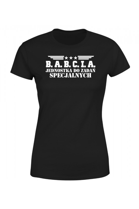 Koszulka Damska B.A.B.C.I.A. Jednostka Do Zadań Specjalnych