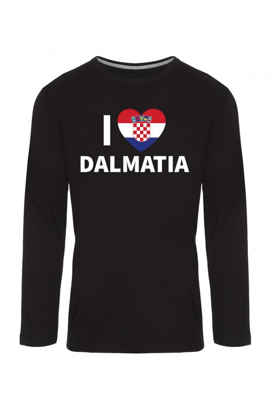 Koszulka Męska Longsleeve I Love Dalmatia