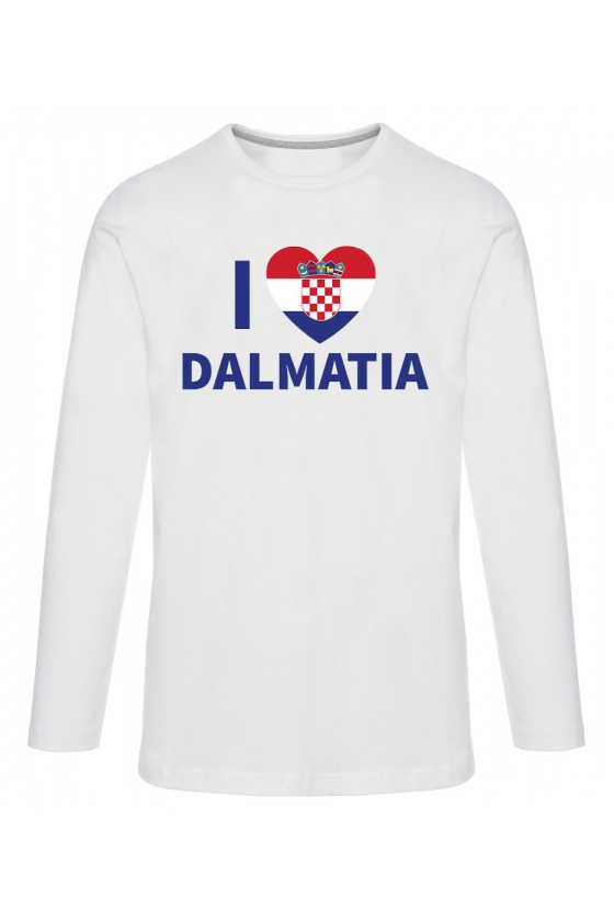 Koszulka Męska Longsleeve I Love Dalmatia