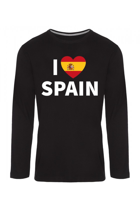 Koszulka Męska Longsleeve I Love Spain