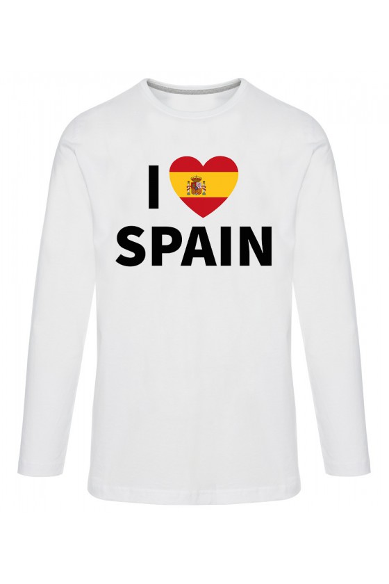 Koszulka Męska Longsleeve I Love Spain