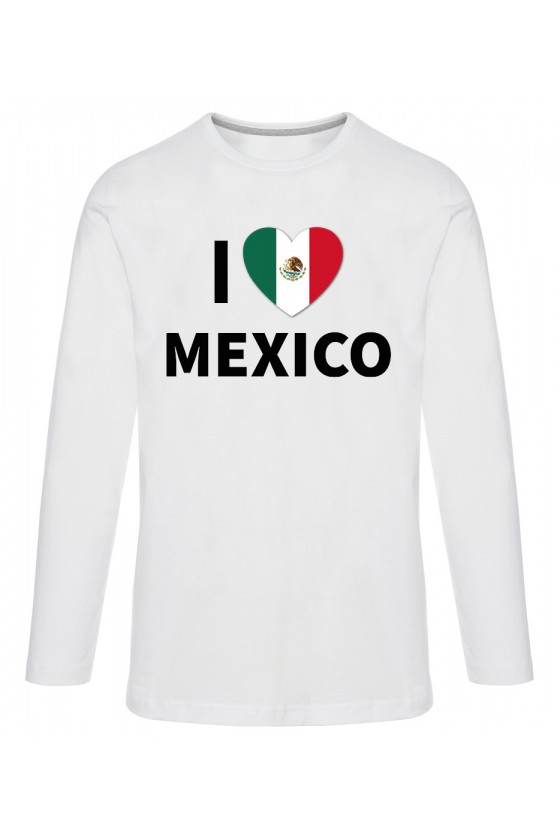 Koszulka Męska Longsleeve I Love Mexico