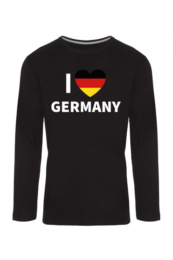 Koszulka Męska Longsleeve I Love Germany