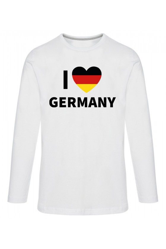 Koszulka Męska Longsleeve I Love Germany