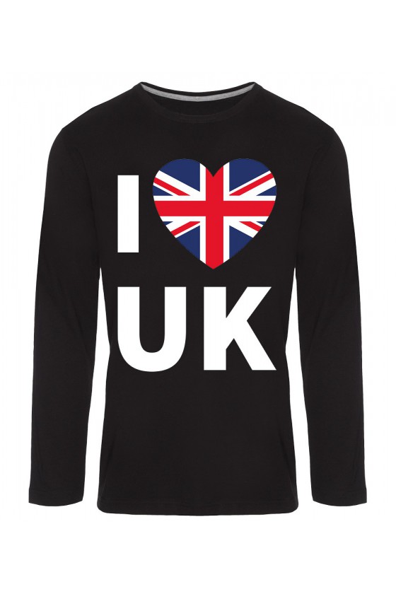 Koszulka Męska Longsleeve I Love UK