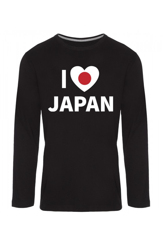 Koszulka Męska Longsleeve I Love Japan