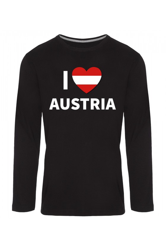 Koszulka Męska Longsleeve I Love Austria