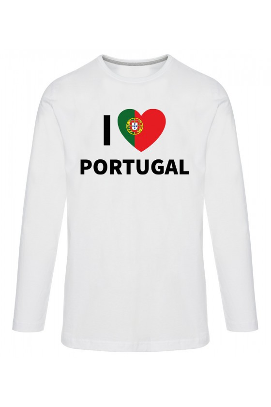Koszulka Męska Longsleeve I Love Portugal