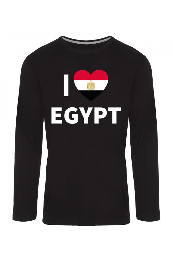 Koszulka Męska Longsleeve I Love Egypt