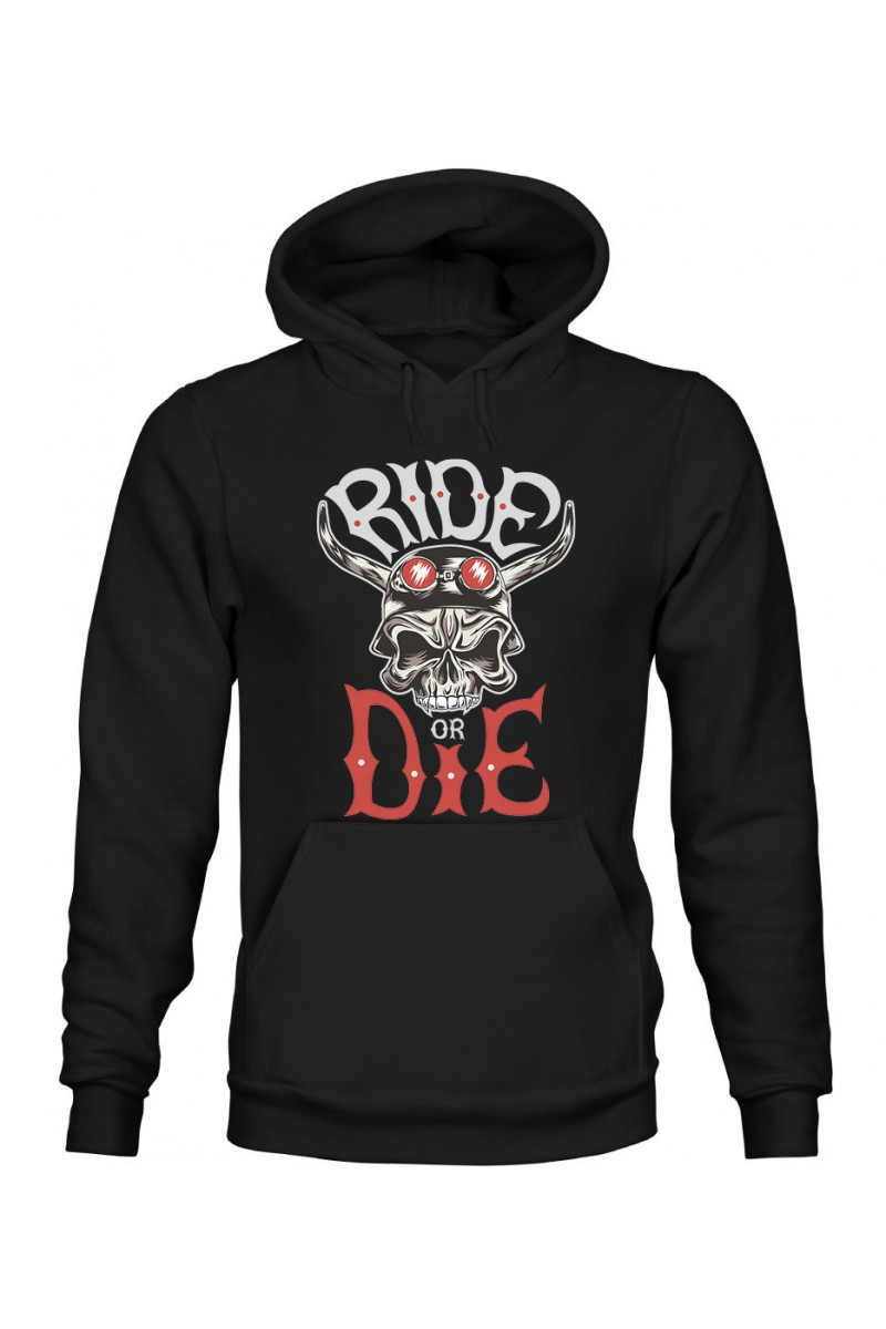 Bluza Męska z Kapturem Ride Or Die