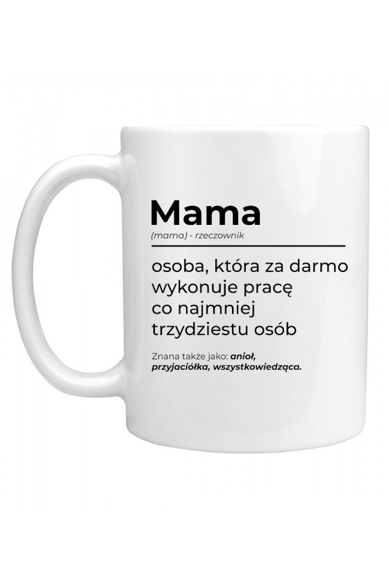 Kubek Mama rzeczownik