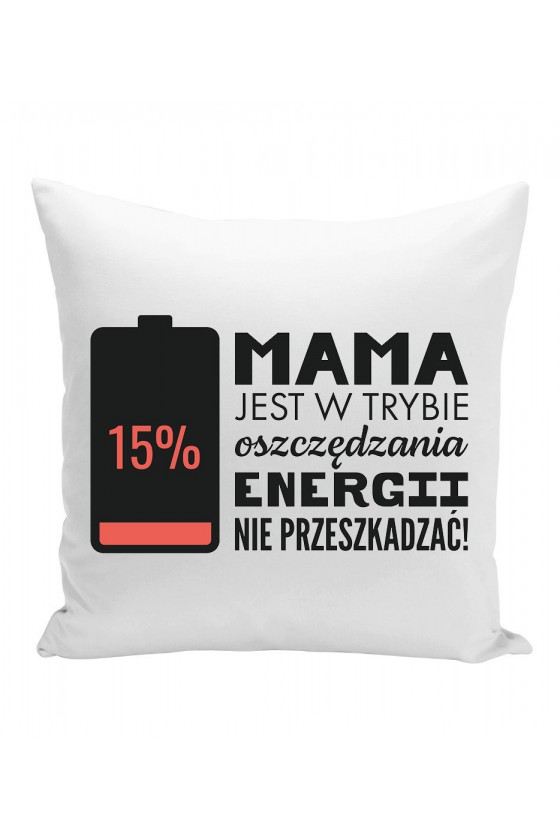 Poduszka Mama jest w trybie oszczędzania energii