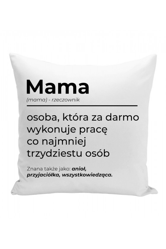 Poduszka Mama rzeczownik