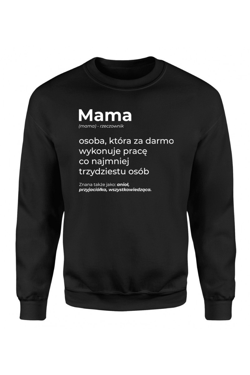 Bluza Damska Klasyczna Mama rzeczownik