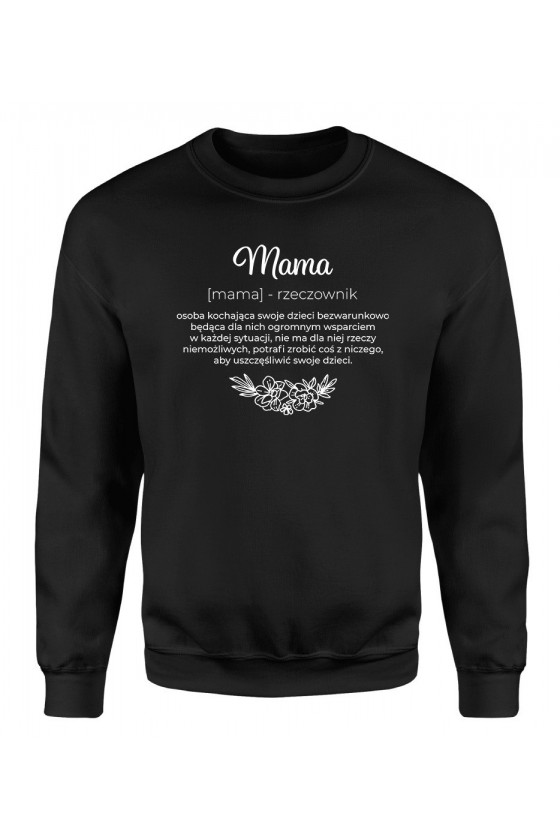 Bluza Damska Klasyczna Mama rzeczownik II