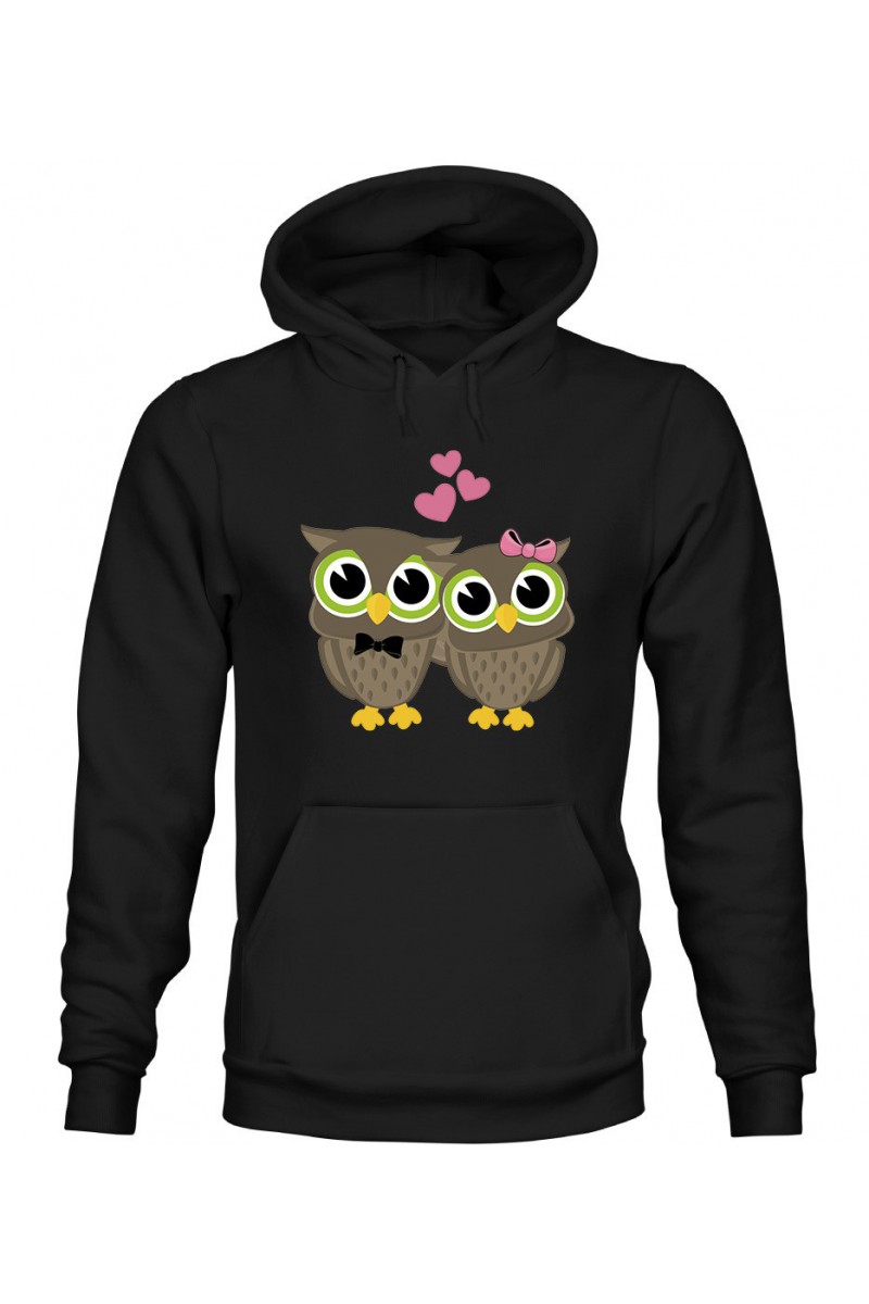 Bluza Damska z Kapturem Sówki Bluza Damska z Kapturem Sówki