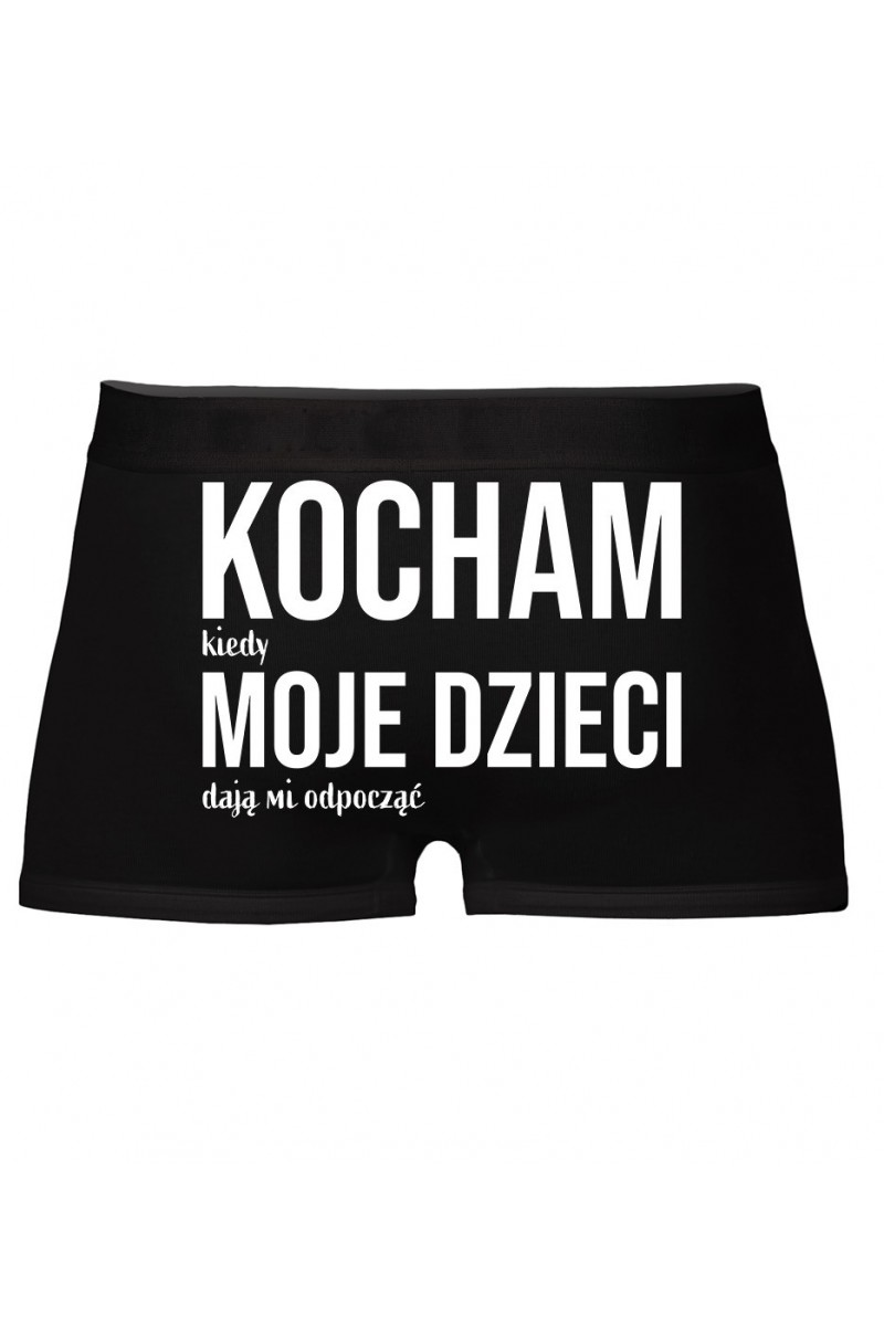 Bokserki Kocham Kiedy Moje Dzieci Dają Mi Odpocząć