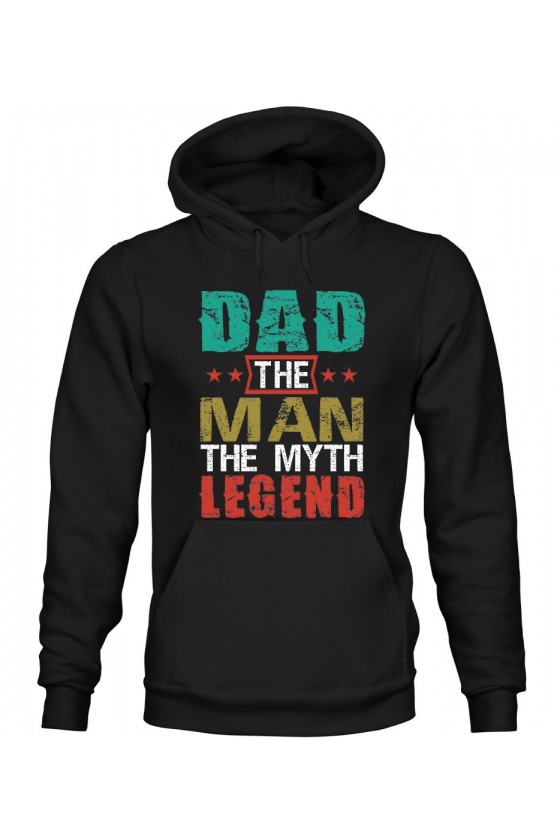 Bluza Męska z Kapturem Dad The Man The Myth Legend