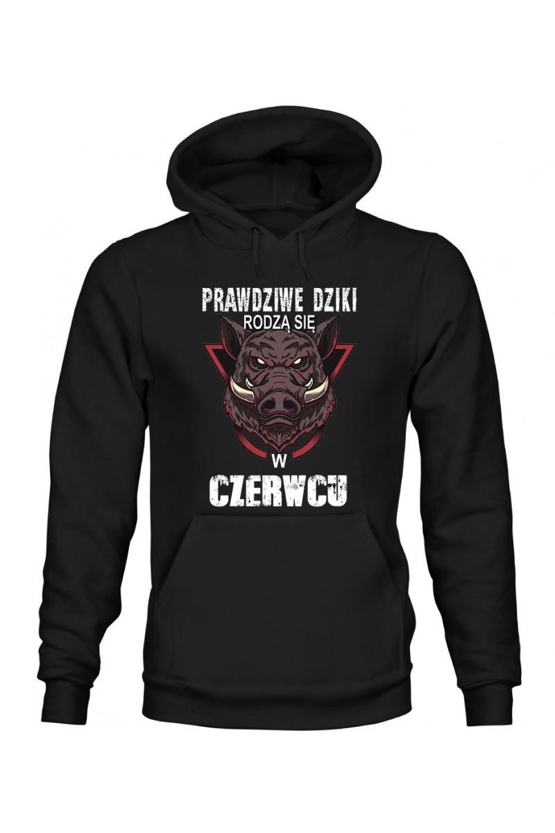 Bluza Damska z Kapturem Prawdziwe Dziki Rodzą Się W Czerwcu Bluza Damska z Kapturem Prawdziwe Dziki Rodzą Się W Czerwcu