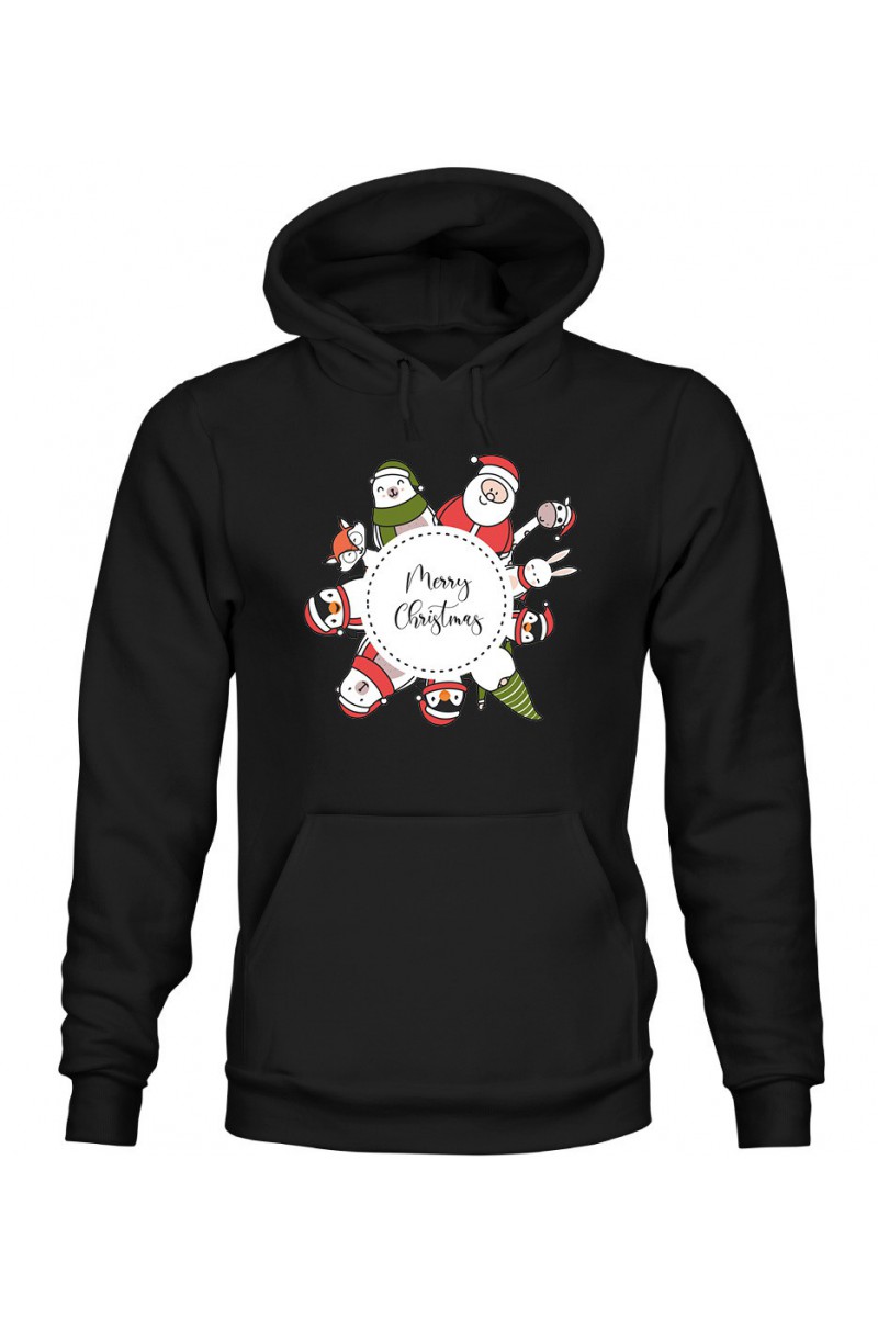 Bluza Damska z Kapturem Merry Christmas