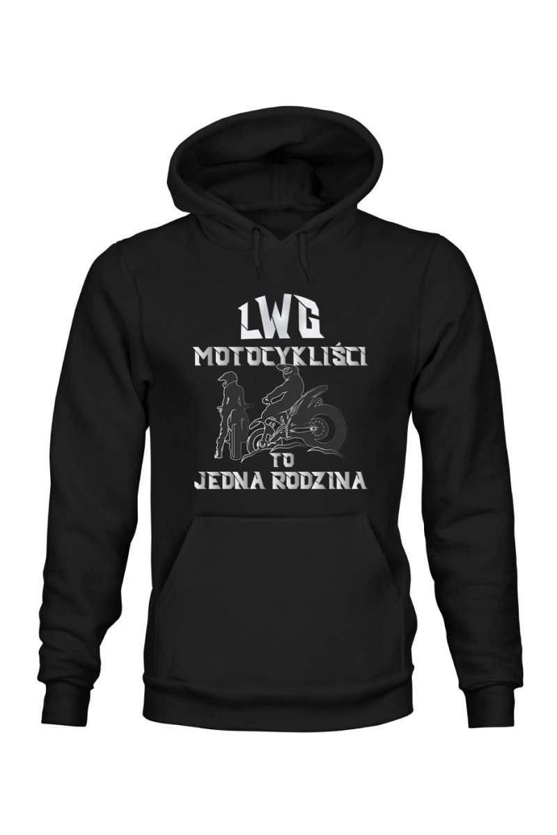 Bluza Damska z Kapturem LWG Motocykliści To Jedna Rodzina