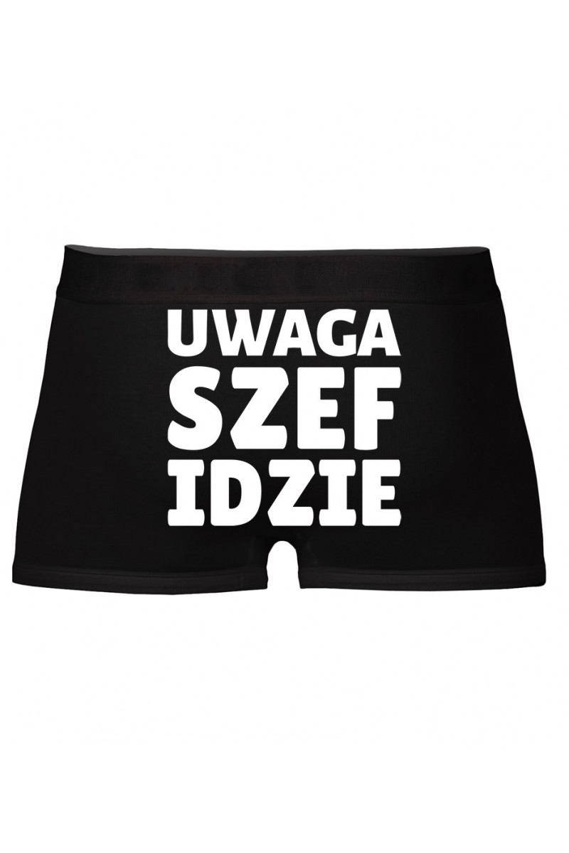 Bokserki Uwaga Szef Idzie