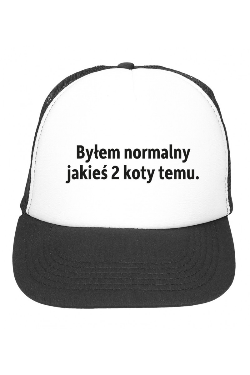 Czapka z daszkiem Byłem Normalny Jakieś Dwa Koty Temu