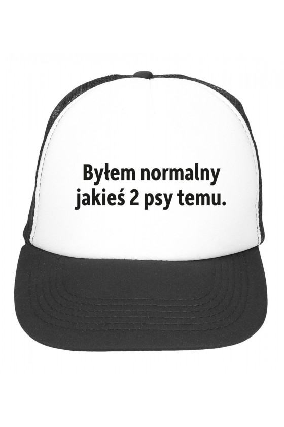 Czapka z daszkiem Byłem Normalny Jakieś Dwa Psy Temu