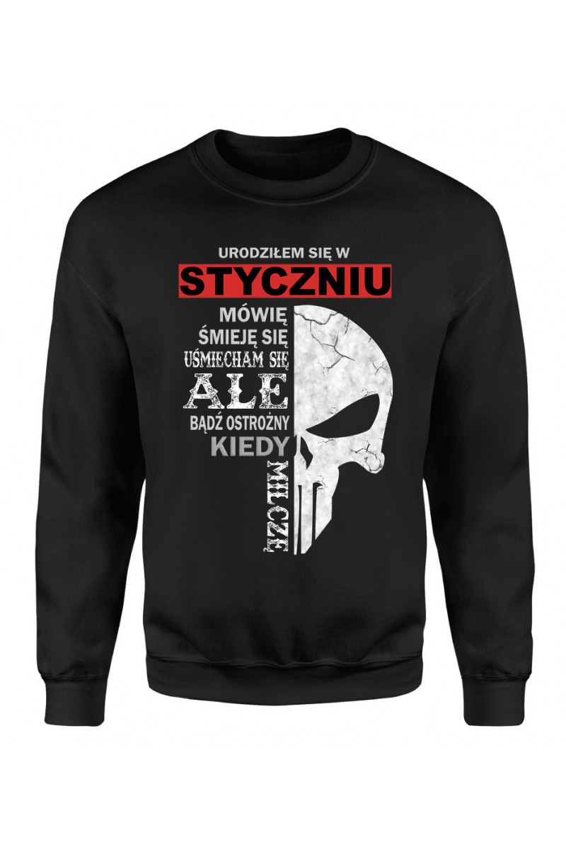 Bluza Męska Klasyczna Urodziłem Się W Styczniu