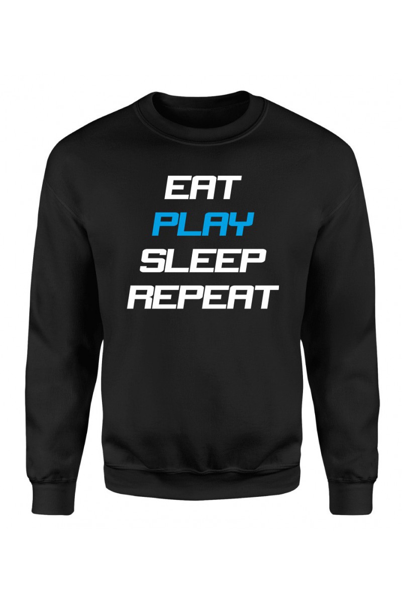 Bluza Męska Klasyczna Eat Play Sleep Repeat