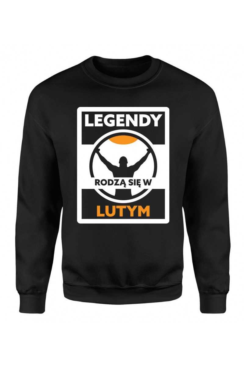 Bluza Męska Klasyczna Legendy Rodzą Się W Lutym II