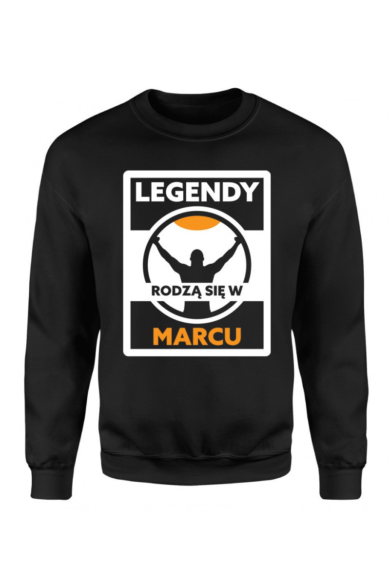 Bluza Męska Klasyczna Legendy Rodzą Się W Marcu II