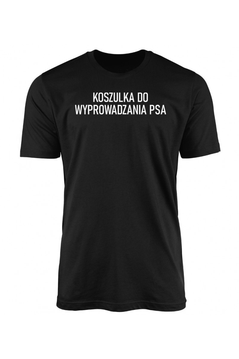 Koszulka Męska Koszulka Do Wyprowadzania Psa