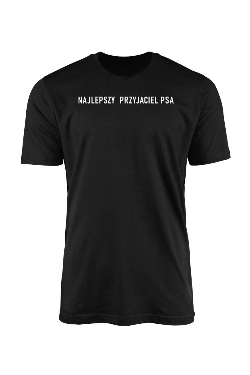 Koszulka Męska Najlepszy Przyjaciel Psa Koszulka Męska Najlepszy Przyjaciel Psa