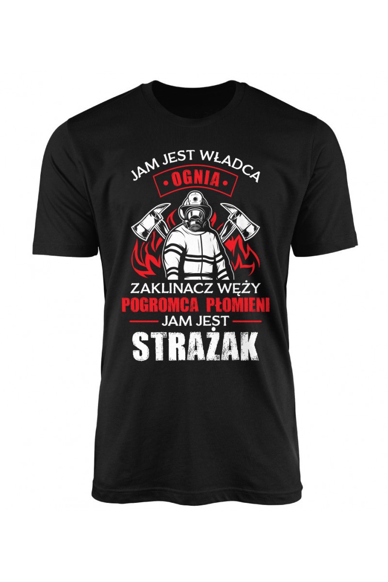Koszulka Męska Jam Jest Władca Ognia Zaklinacz Węży