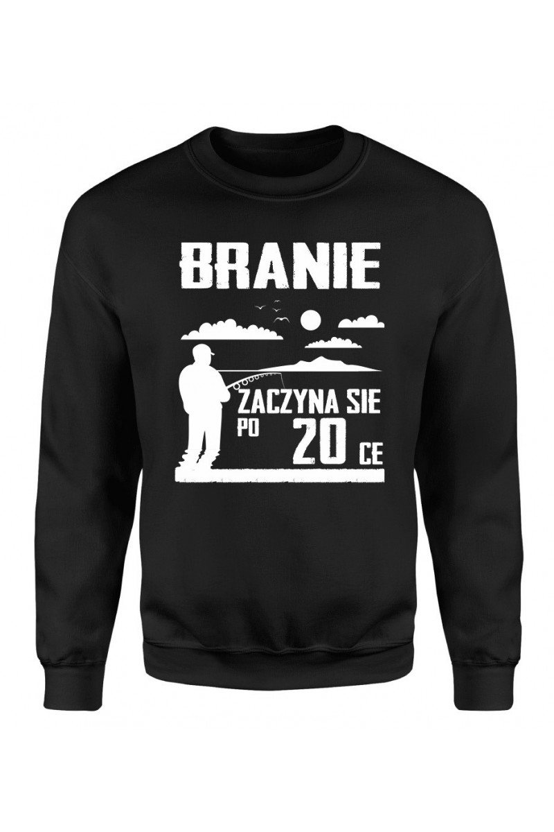 Bluza Męska Klasyczna Branie Zaczyna Się Po 20-ce