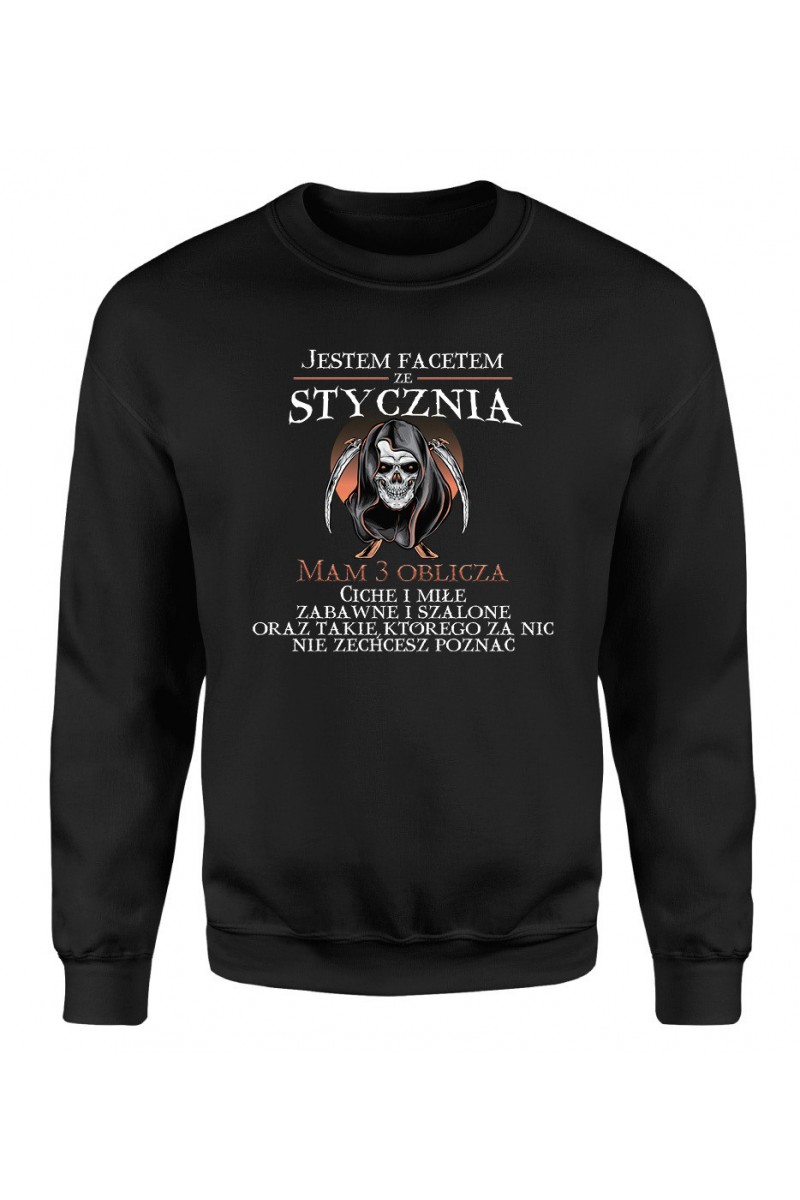 Bluza Męska Klasyczna Jestem Z Facetem Ze Stycznia