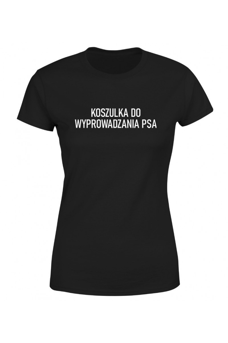 Koszulka Damska Koszulka Do Wyprowadzania Psa