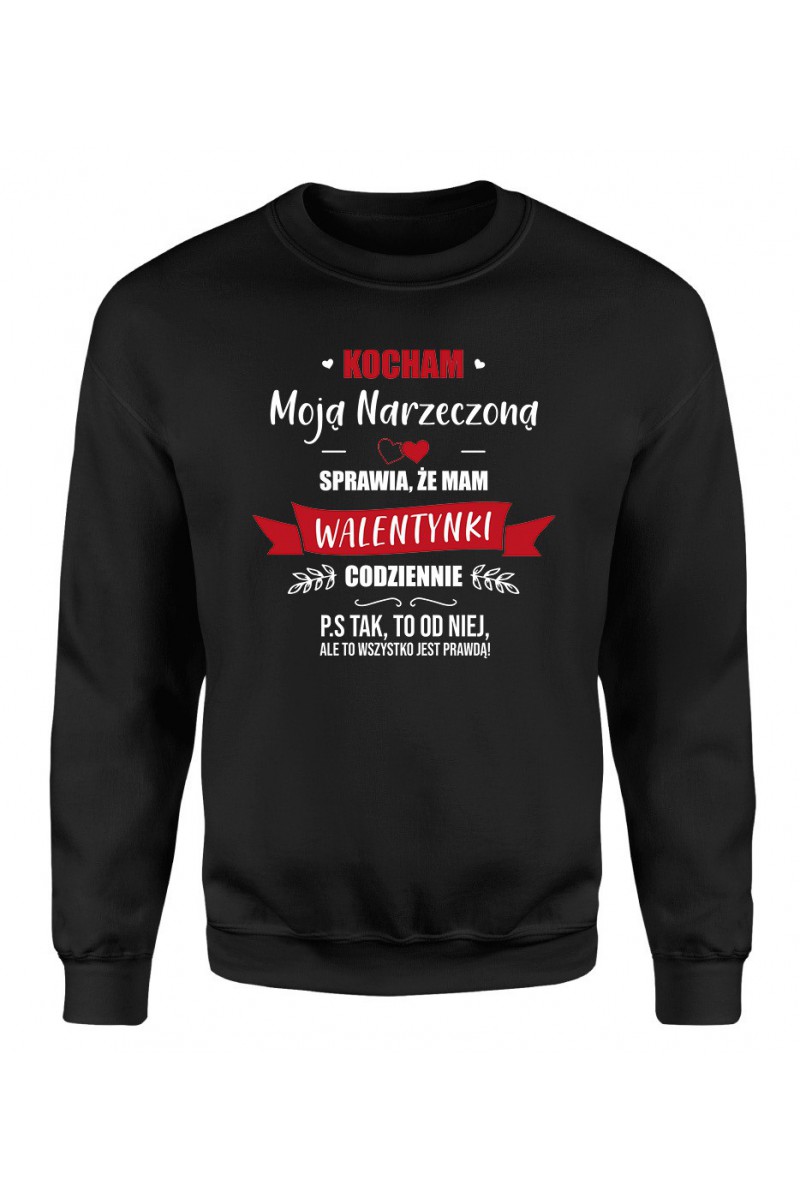 Bluza Męska Klasyczna Kocham Moją Narzeczoną